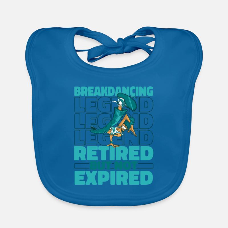 Breakdance Breakdancer Breakdance Retraité Bavoir bio Bébé
