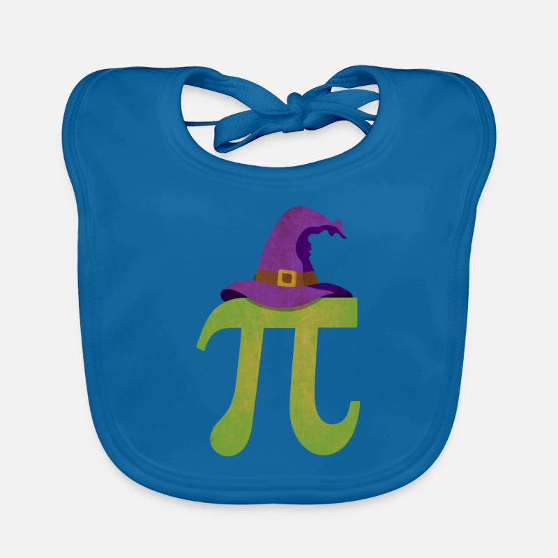 Pi Witch Hat - Pi Funny Math Halloween Bavoir bio Bébé