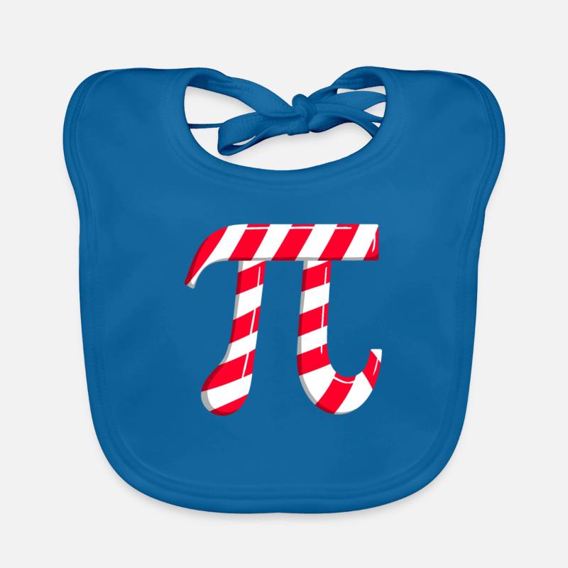 Pi Candy Canes Math Pi Noël Bavoir bio Bébé