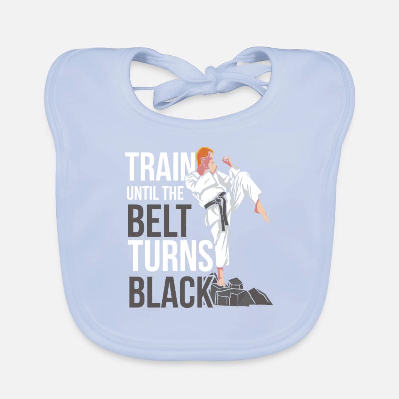 Train until the belt turns black MMA Gur Organic Baby Bibs