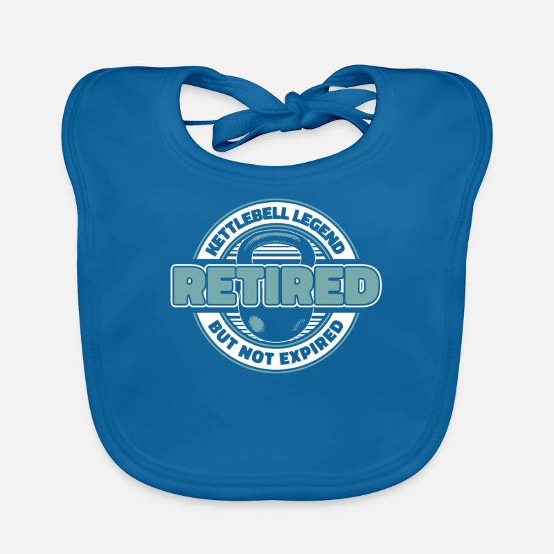 Kettlebell à la retraite Bavoir bio Bébé