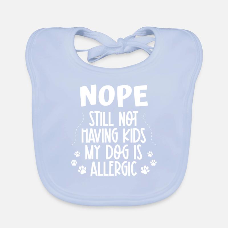 Lustiger Hunde Spruch Baby Bio-Lätzchen