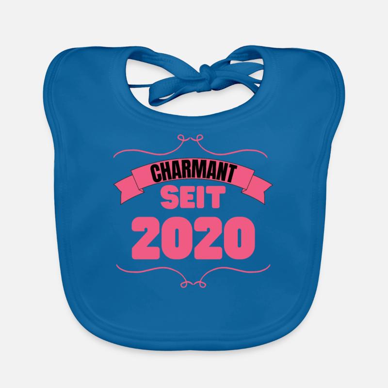 Charmant seit 2020 Geburtstagsfeier 3. Geburtstag Baby Bio-Lätzchen