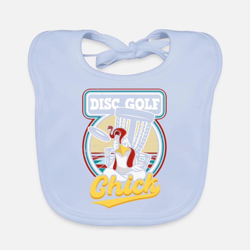 Disc Golf Chick Bavoir bio Bébé