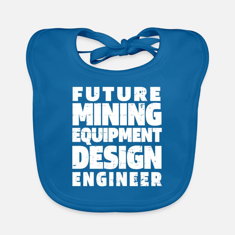 Engineer Mining Engineer Organic Baby Bibs