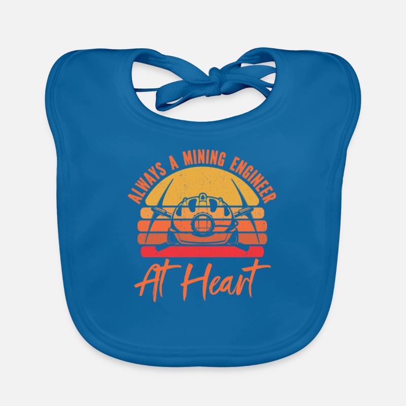 Engineer Mining Engineer Organic Baby Bibs