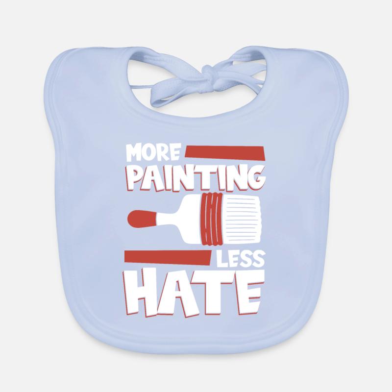 Painter Varnisher Cold Organic Baby Bibs