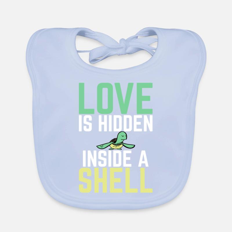 Turtle Owner Gift Turtle Lover Organic Baby Bibs
