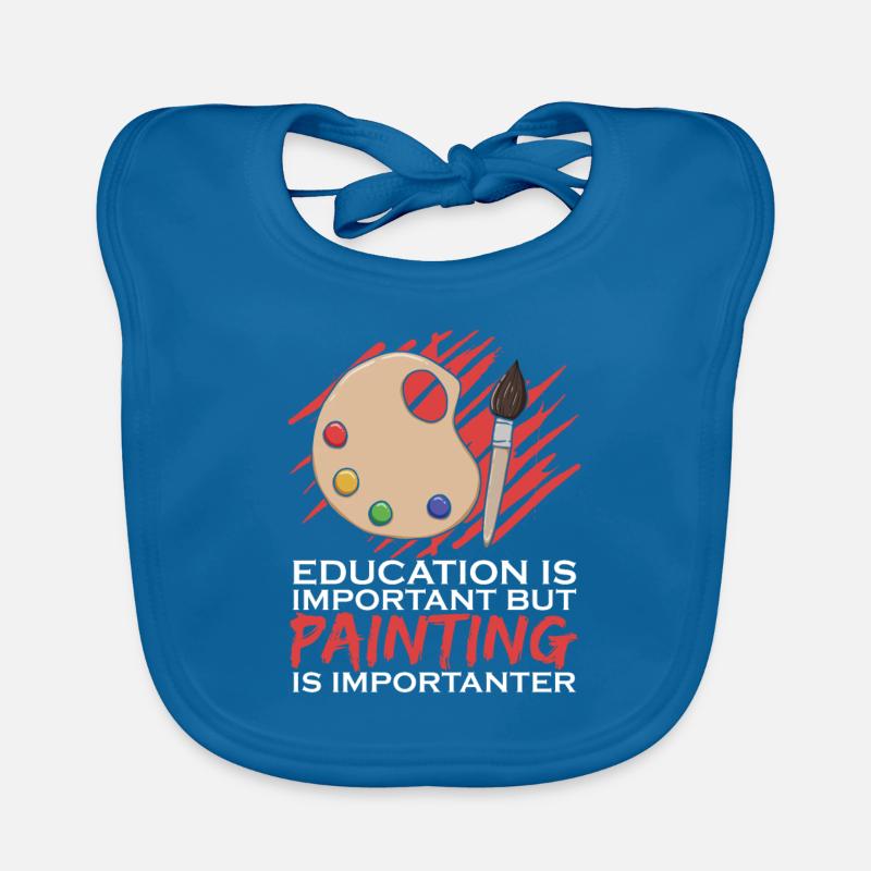Painter Varnisher Sarcastic Organic Baby Bibs