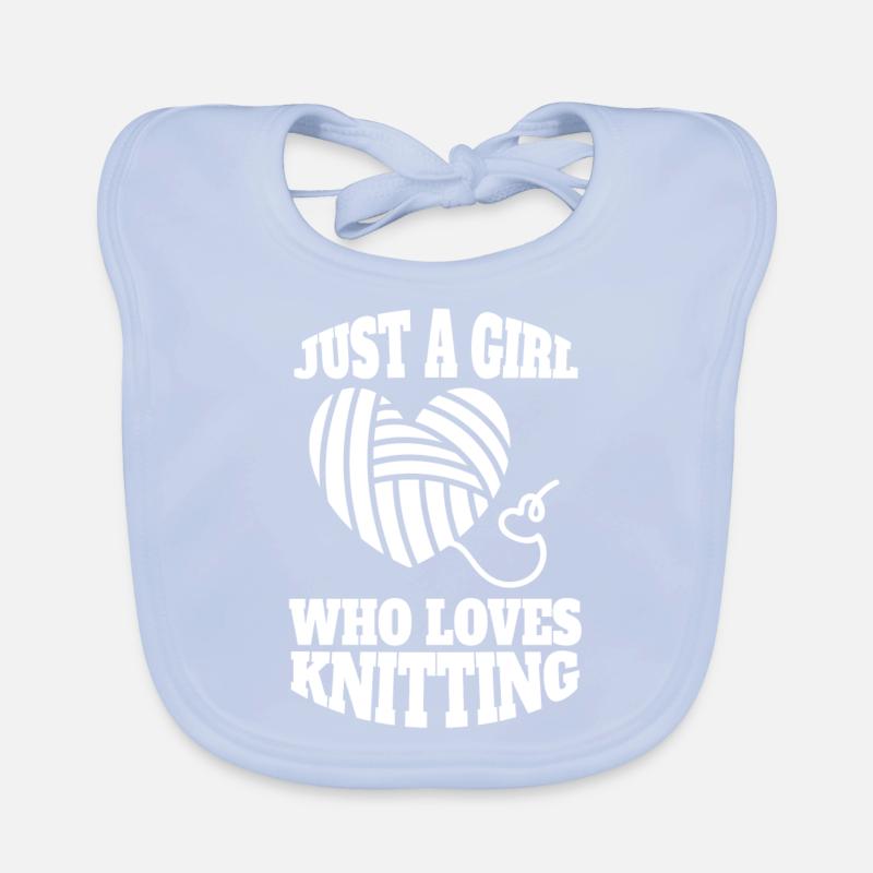 Knitting Tailor Seamstress Crochet Knitter Organic Baby Bibs