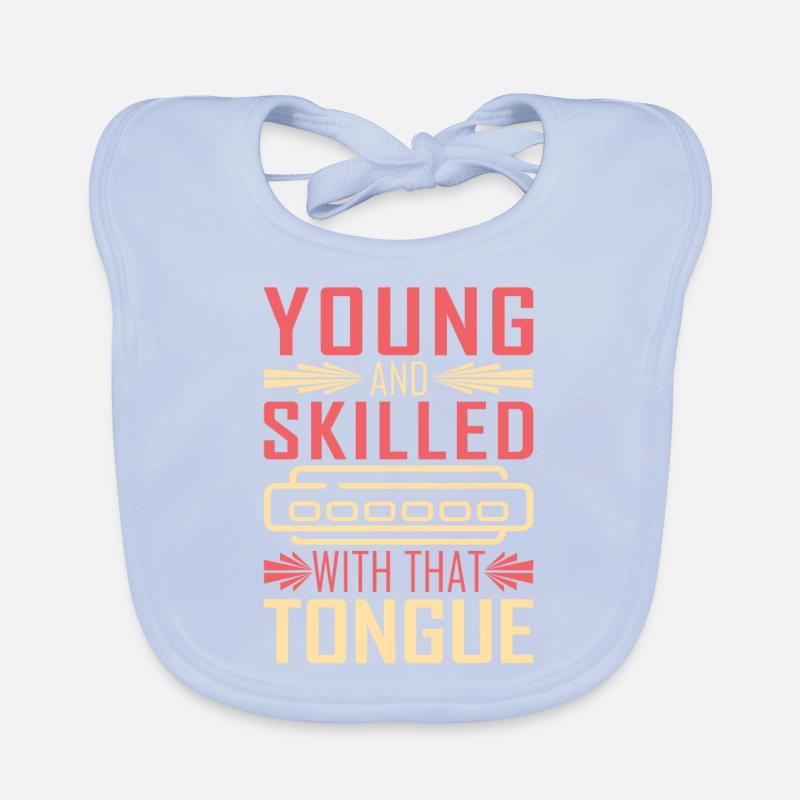 Harmonica harmonica player Organic Baby Bibs