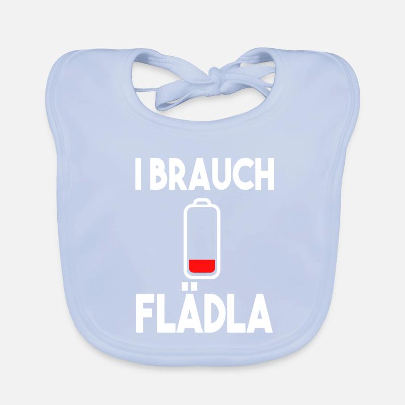 Schwäbisch Flädle Flädla Baby Bio-Lätzchen