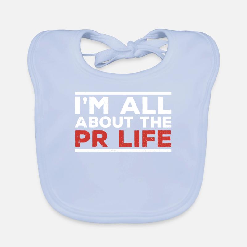 Je m’intéresse à la vie en relations publiques Profession de relations publiques Bavoir bio Bébé