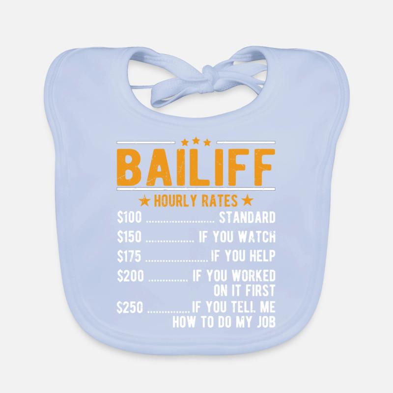 Bailiff Hourly wage Organic Baby Bibs