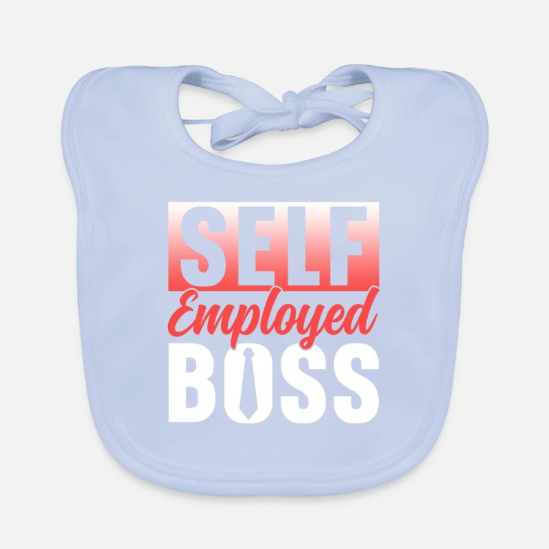 Self-employed boss Freelancer Self-employed Organic Baby Bibs