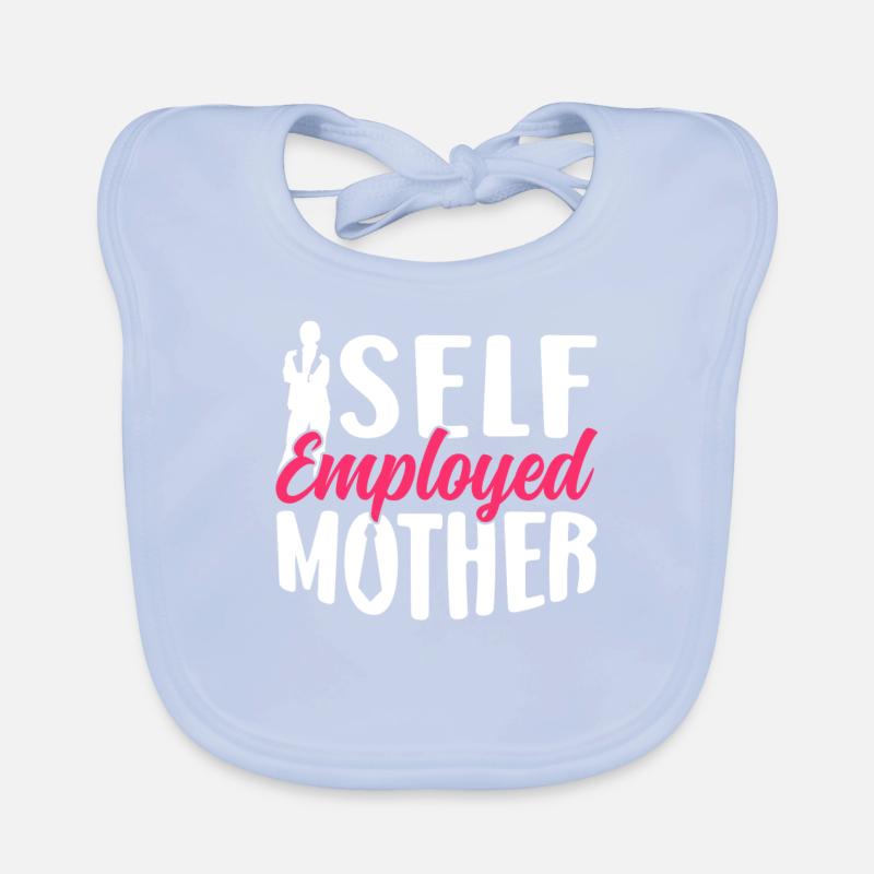 Selbstständige Mutter Freelancer Selbstständig Baby Bio-Lätzchen