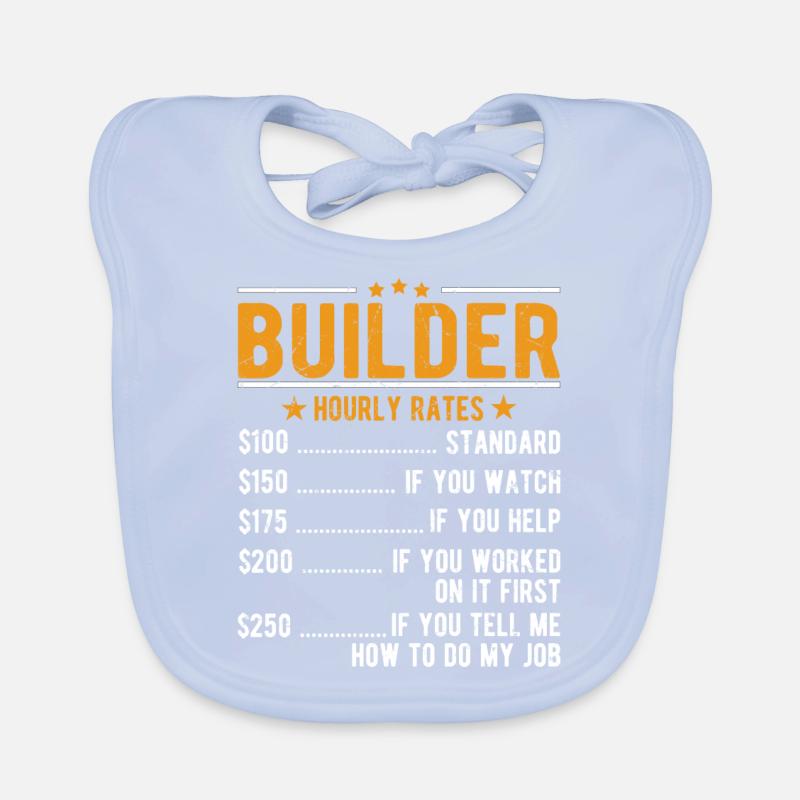 Client hourly wage Organic Baby Bibs