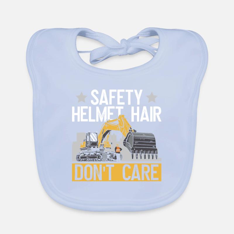 Baggerfahrer Baggern Bagger Bavoir bio Bébé