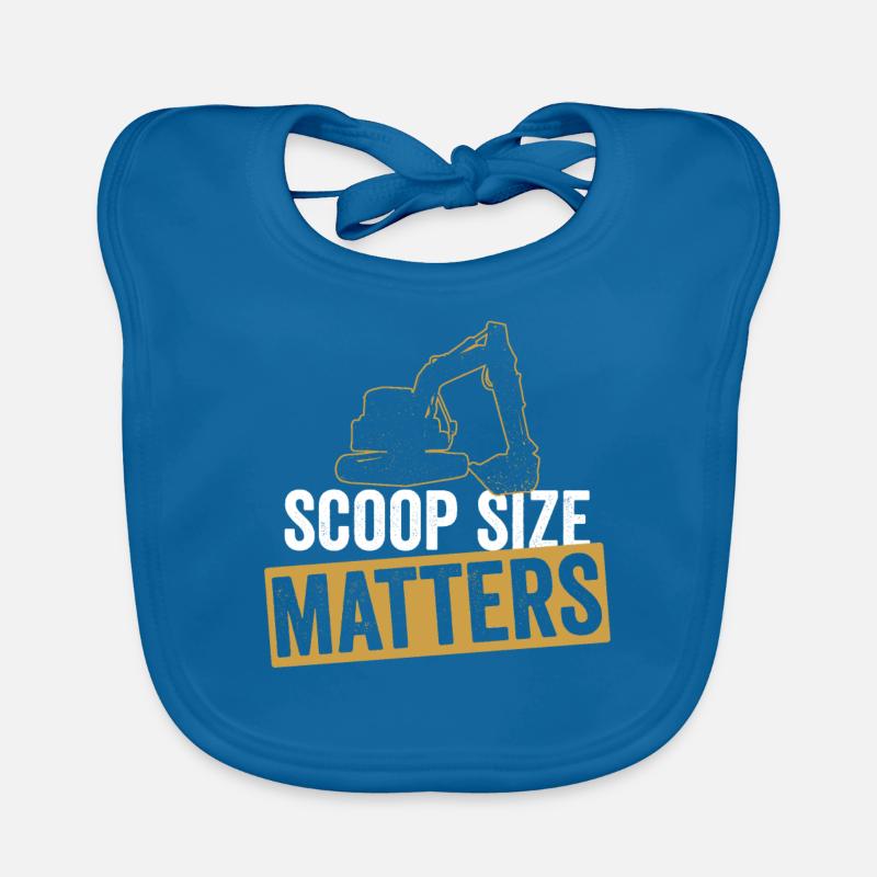 Baggerfahrer Bagger Sandbagger Organic Baby Bibs