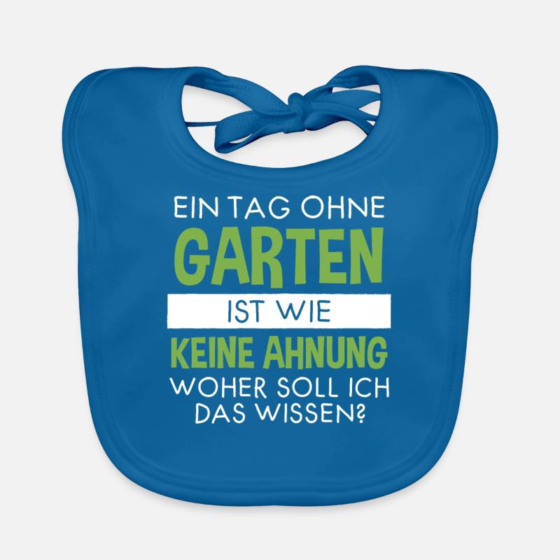 Garten Lustiger Spruch Hobby Gärtner Geschenkidee Baby Bio-Lätzchen