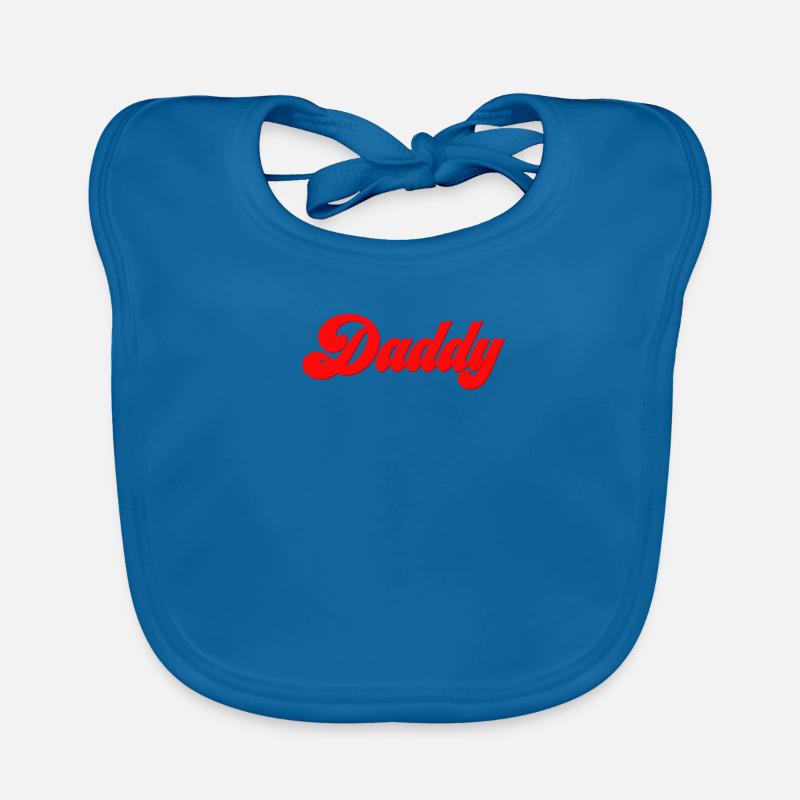 daddy brat red 2 Baby Bio-Lätzchen