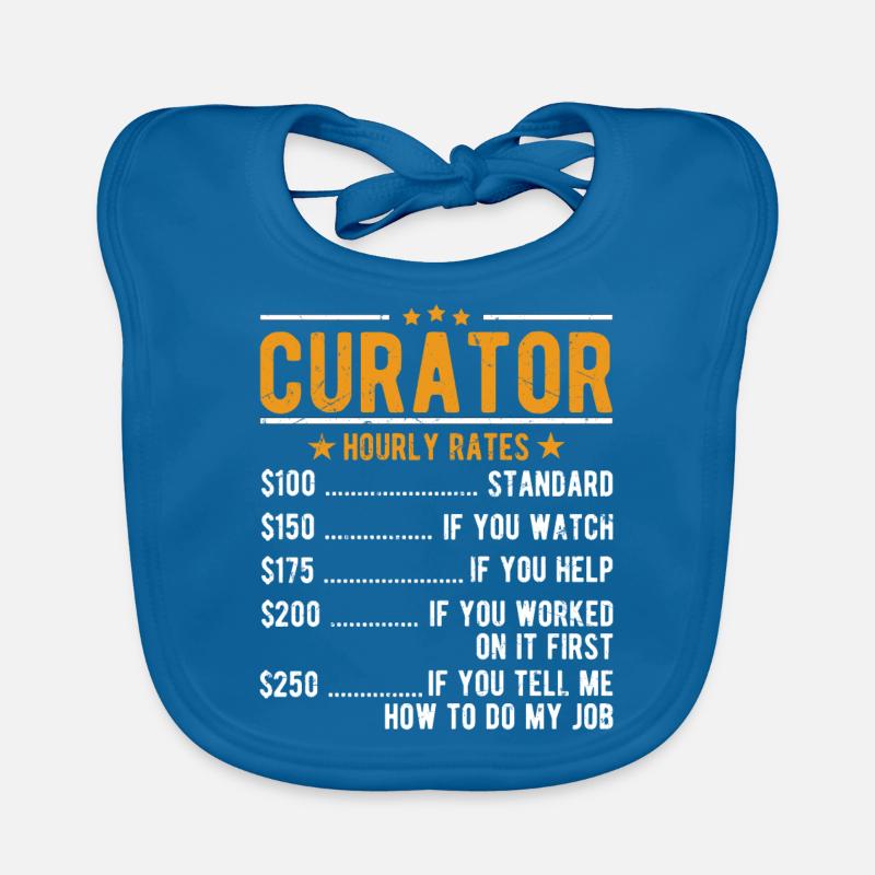 Curator Hourly Wage Organic Baby Bibs