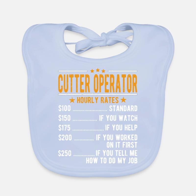 Cutter operator hourly wage Organic Baby Bibs