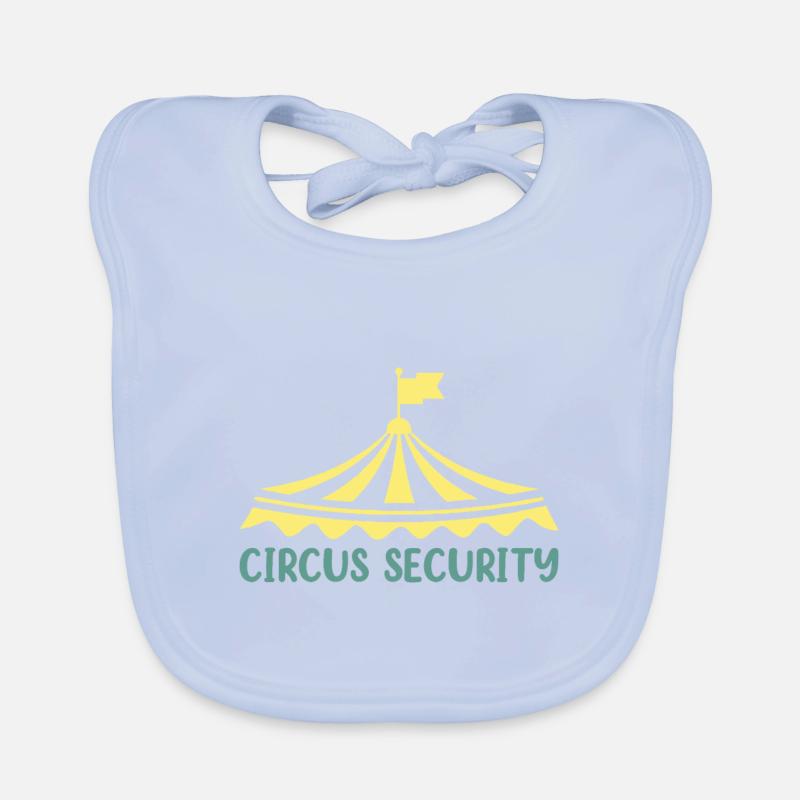 Circus security Organic Baby Bibs