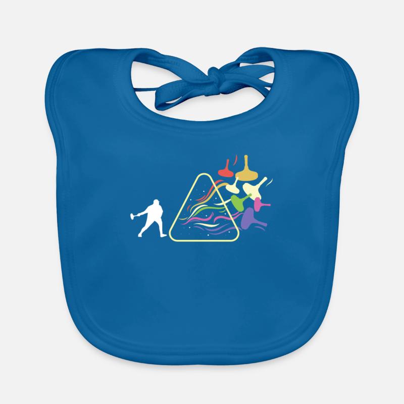 Prism Curling Light Triangle Light Spectrum Bavoir bio Bébé