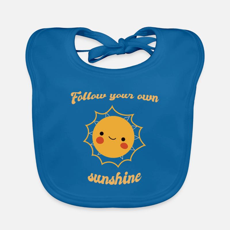 Suivez vos propres conceptions de soleil mignons de soleil Bavoir bio Bébé