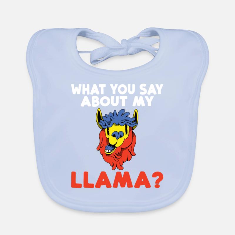 Llama Gift Llama Lover Gift Organic Baby Bibs