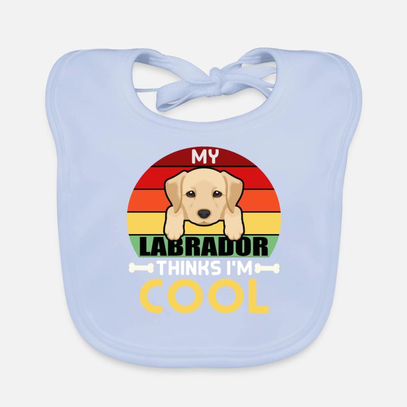Mon labrador pense que je suis cool Bavoir bio Bébé