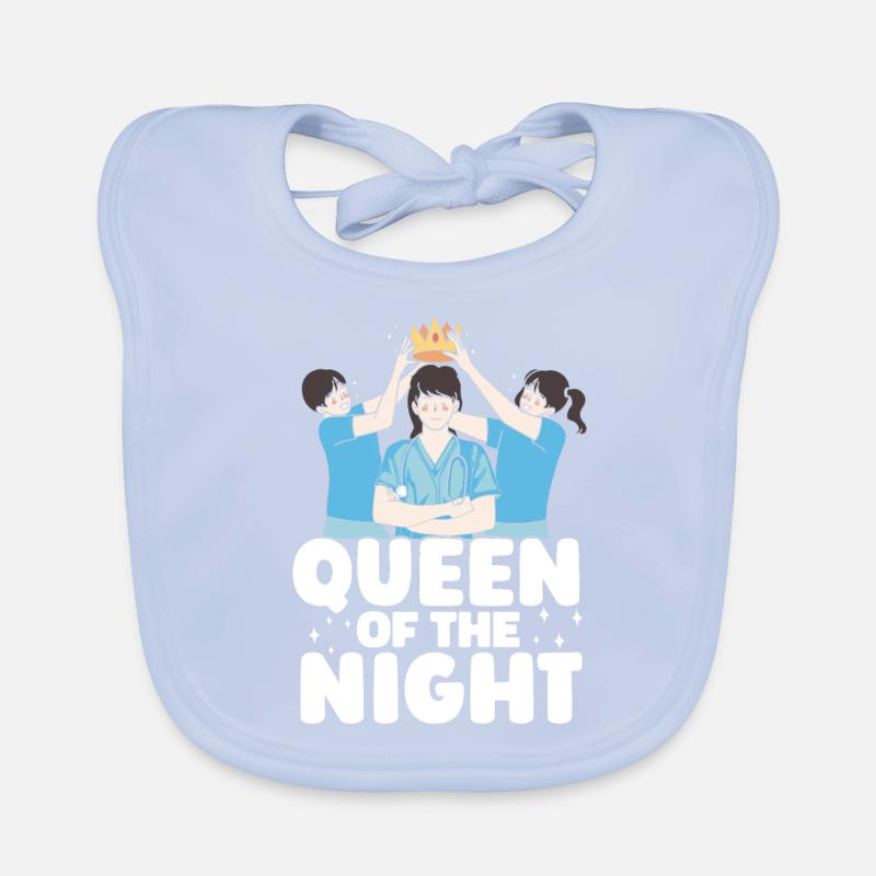 Nurse Night Shift Organic Baby Bibs