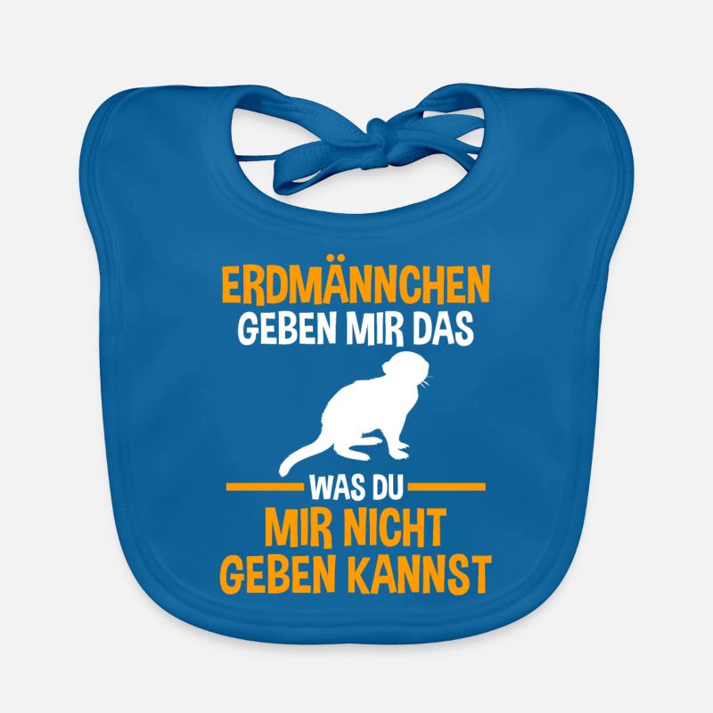Erdmännchen Baby Bio-Lätzchen