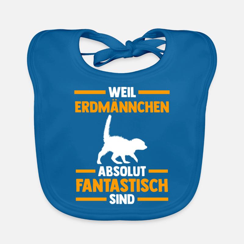 Erdmännchen Baby Bio-Lätzchen
