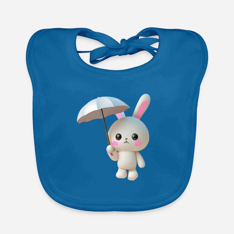 Umbrella Rabbit Organic Baby Bibs