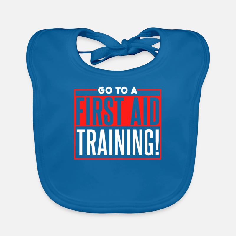 Take part in a first aid course instructor Organic Baby Bibs