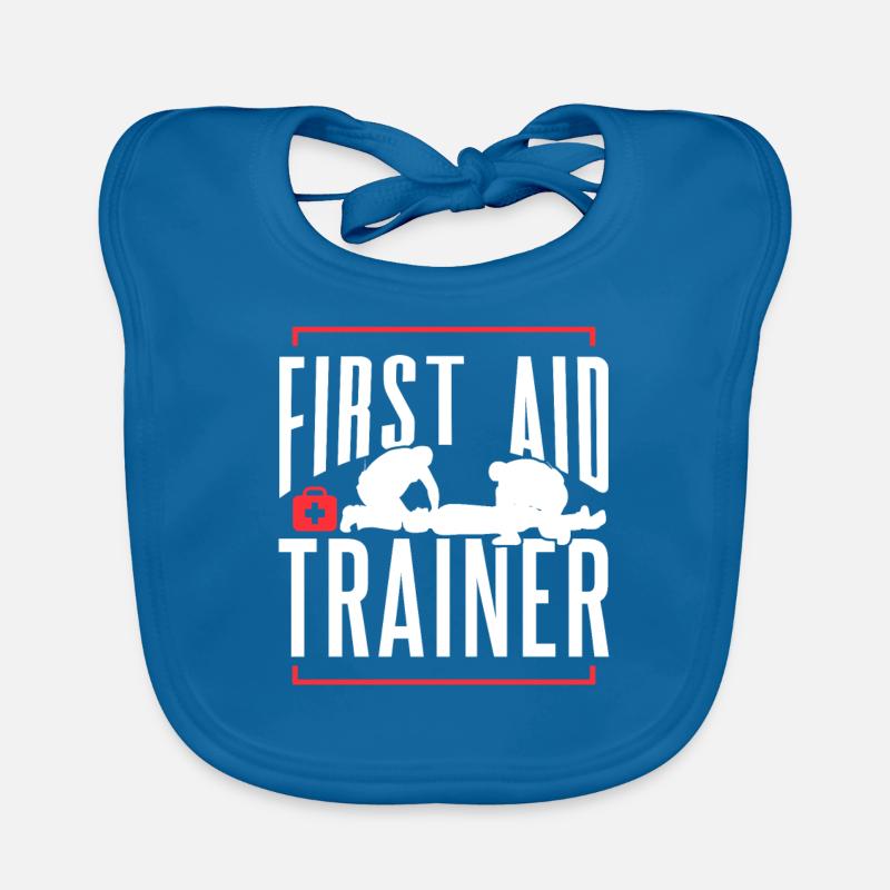 First Aid Instructor Course Emergency Measures Teacher Organic Baby Bibs