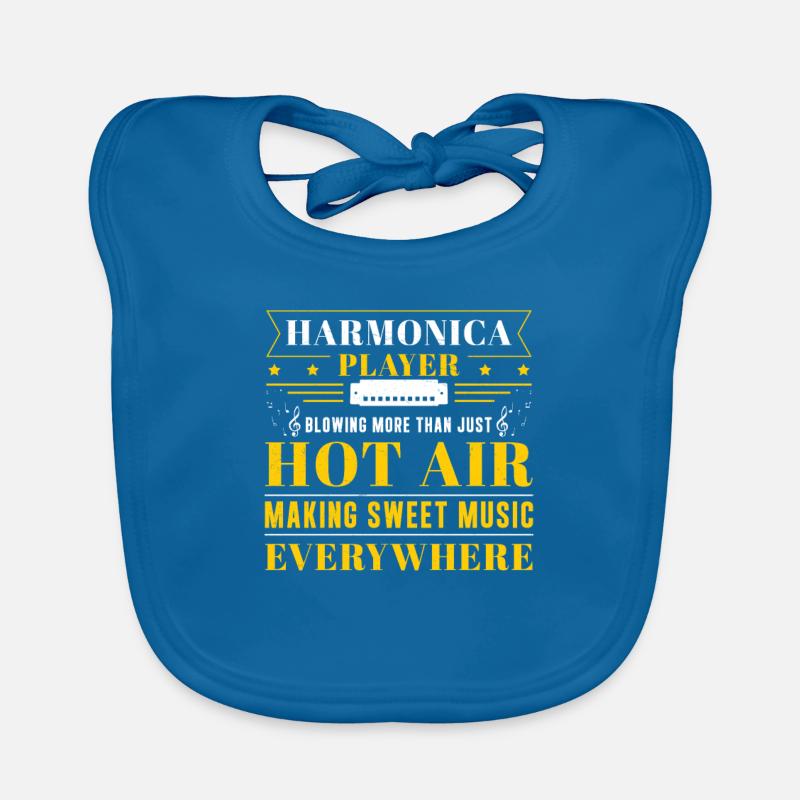Harmonica blows more than just hot air Organic Baby Bibs