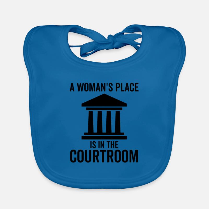 A Woman's Place ist im Gerichtssaal Baby Bio-Lätzchen