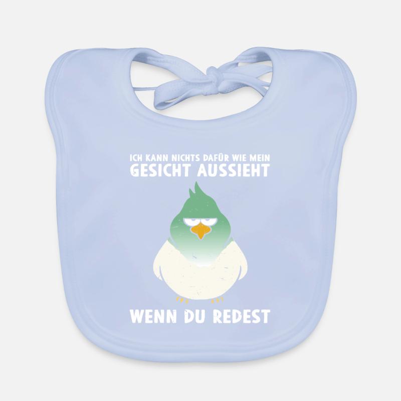 Kann nichts dafür Gesicht aussieht Baby Bio-Lätzchen