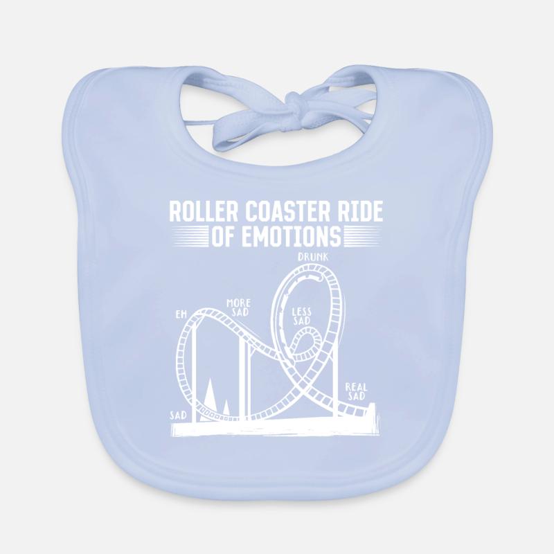 Roller Coaster Ride Of Emotions Looping Gift Bavoir bio Bébé