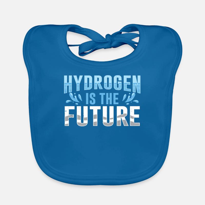 Hydrogen is the future Element Hydrogen Organic Baby Bibs