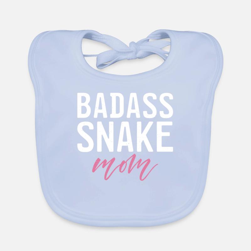 Snake Gift Snake Lover Organic Baby Bibs