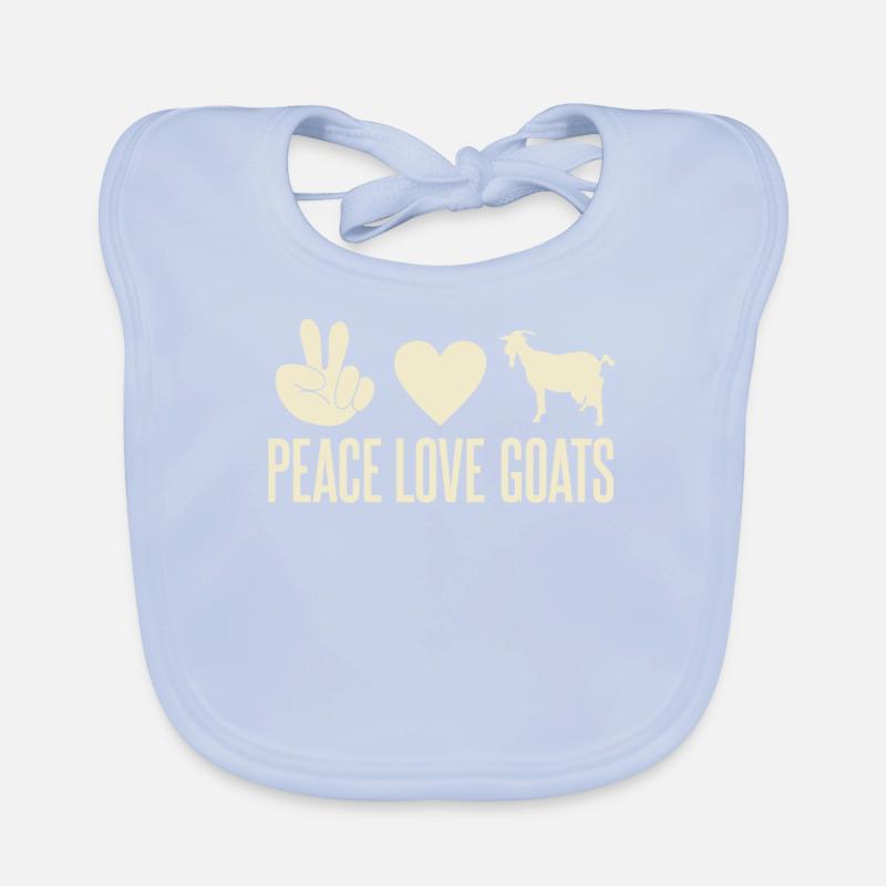 Goat Gift Goat Lover Gift Organic Baby Bibs