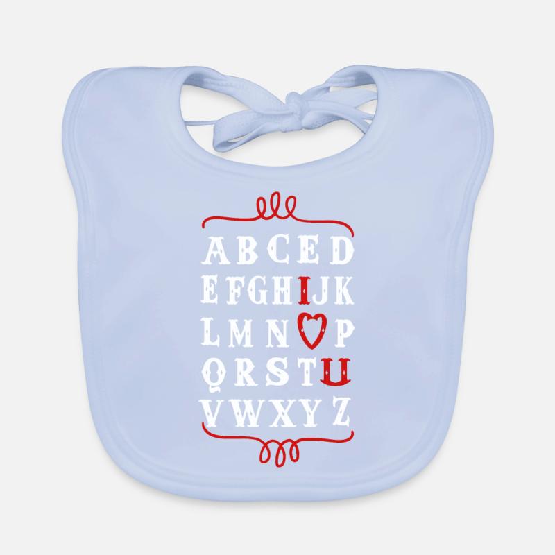 Je t'aime Bavoir bio Bébé