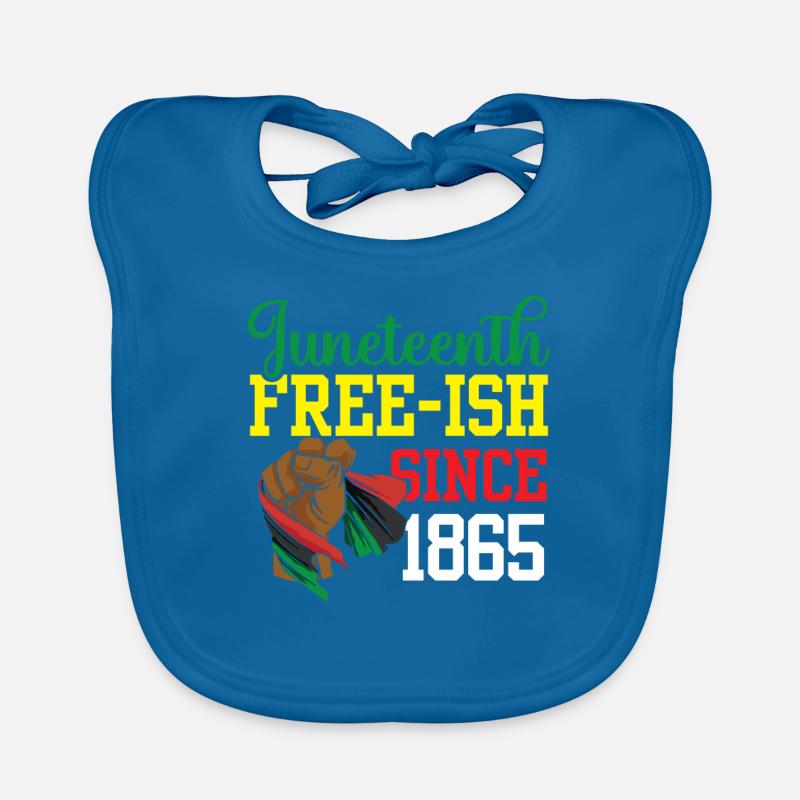 Juneteenth Free Ish Seit 1865 Black Afrika Baby Bio-Lätzchen