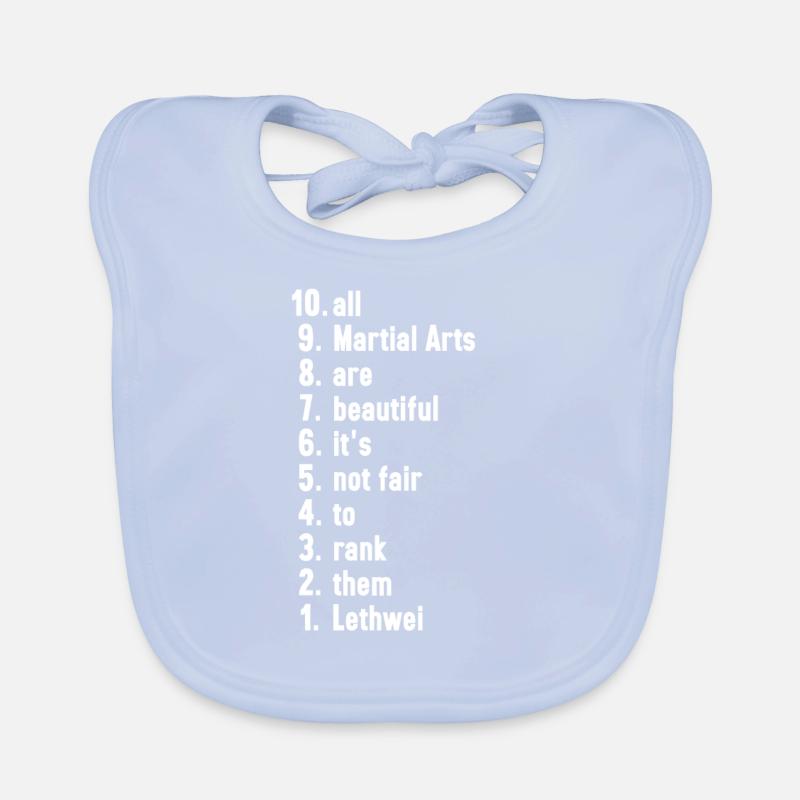 Lethwei Kampfsportler Kampfsport Geschenk Baby Bio-Lätzchen