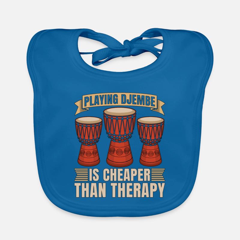 Djembe Playing Djembe Is Cheaper Drums Instrument Organic Baby Bibs