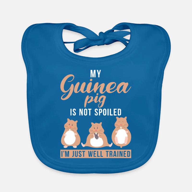 Cute Guinea Pig Gift Organic Baby Bibs